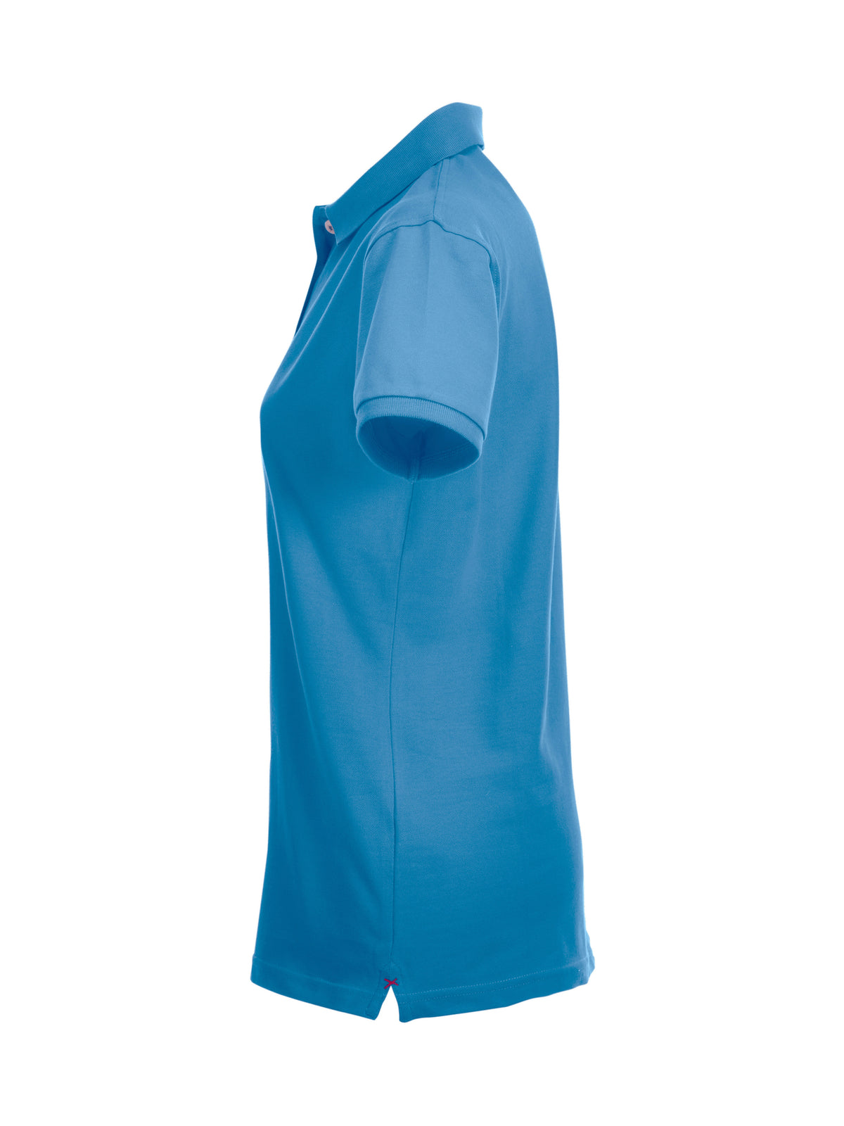 Clique Stretch Premium Polo – dame – Turkis – venstre side