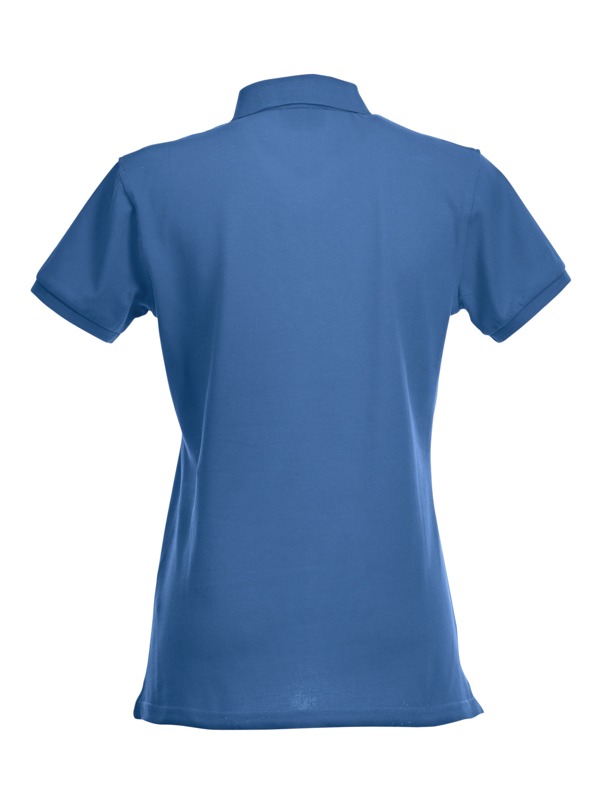 Clique Stretch Premium Polo – dame – Kongeblå – bakside