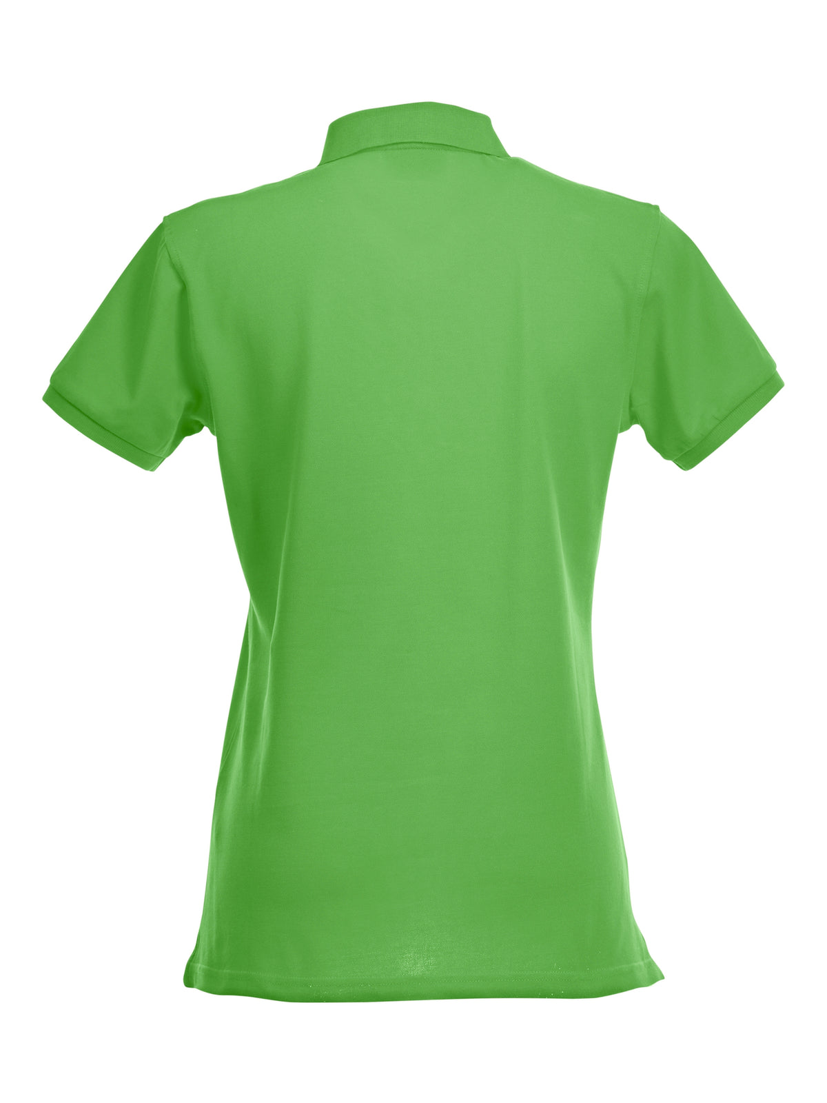Clique Stretch Premium Polo – dame – Eplegrønn – bakside