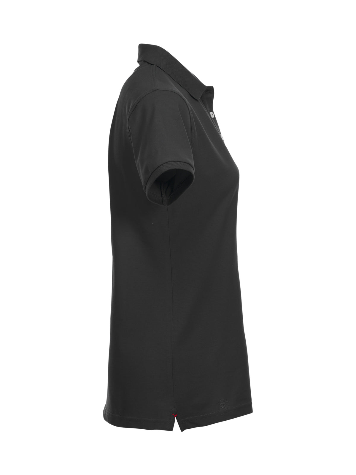Clique Stretch Premium Polo – dame – Svart – høyre side