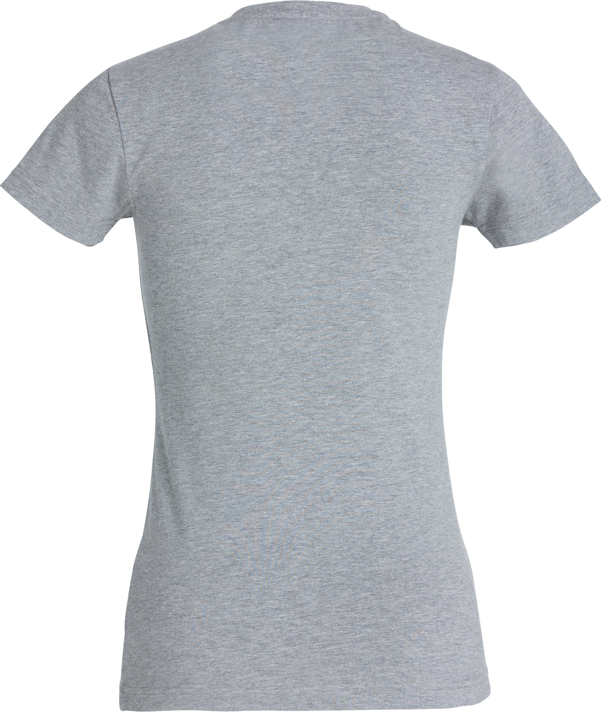 Clique Stretch Premium Polo – dame – Gråmelert – bakside