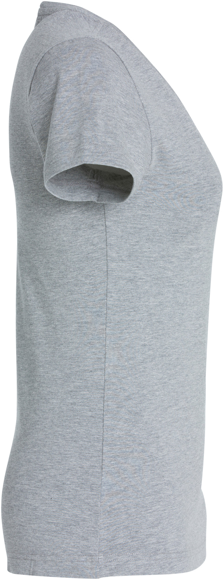 Clique Stretch Premium Polo – dame – Gråmelert – høyre side