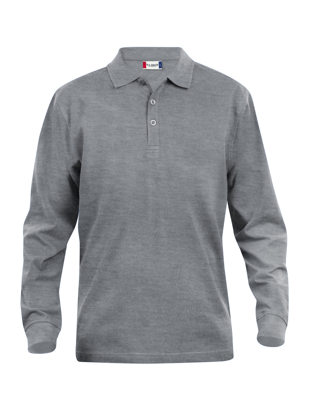 Clique Classic Lincoln L/S – Gråmelert – forside