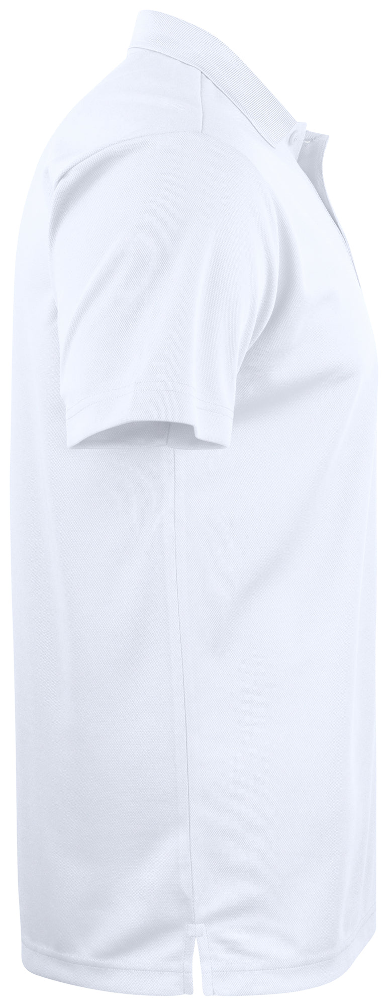 Clique Basic Active Polo – Hvit – høyre side