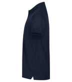 Clique Heavy Premium Polo – Mørk marineblå – venstre side