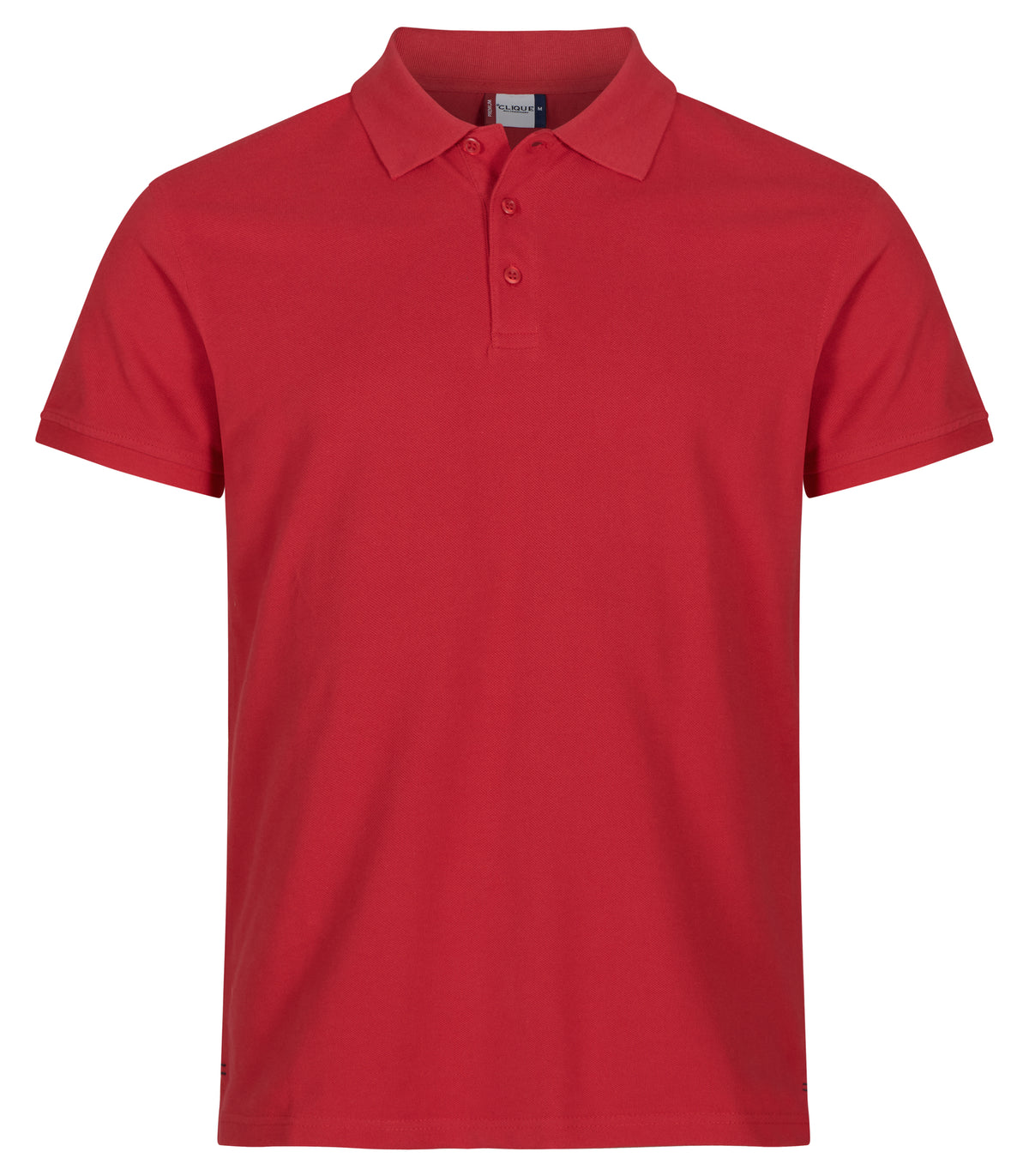 Clique Heavy Premium Polo – Rød – forside