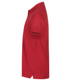 Clique Heavy Premium Polo – Rød – venstre side