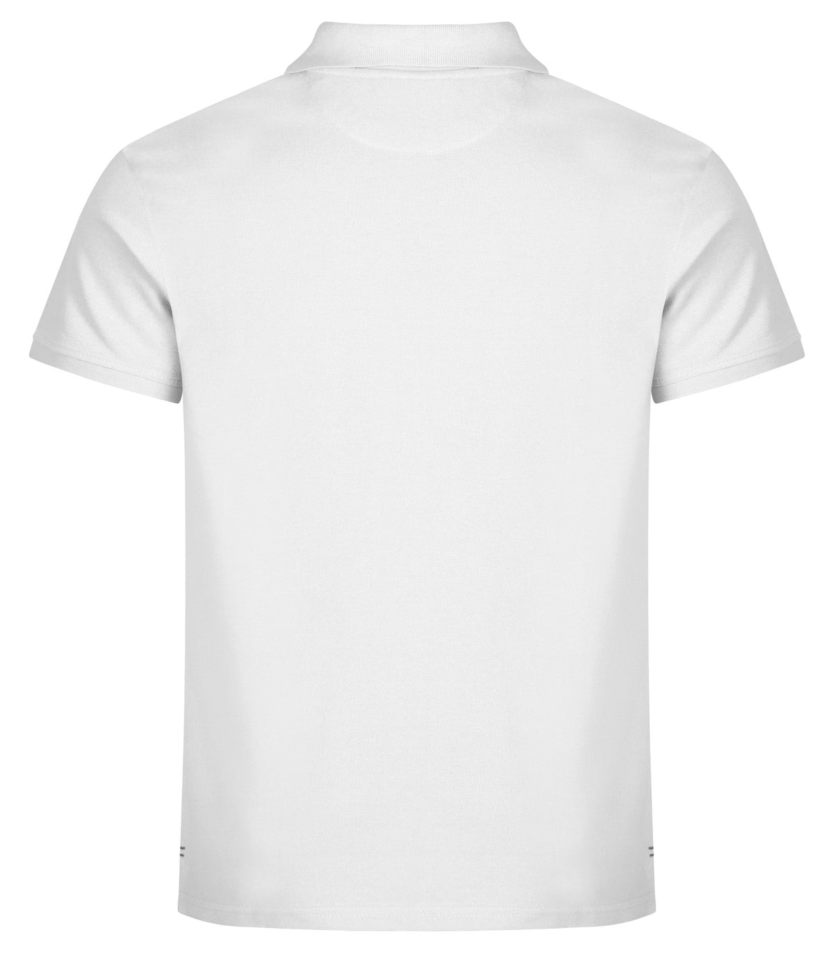 Clique Heavy Premium Polo – Hvit – bakside