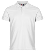 Clique Heavy Premium Polo – Hvit – forside