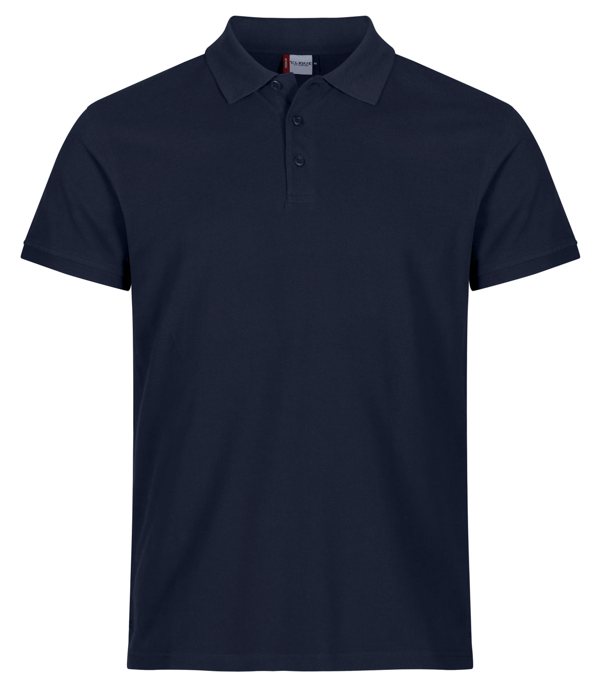 Clique Heavy Premium Polo – Mørk marineblå – forside