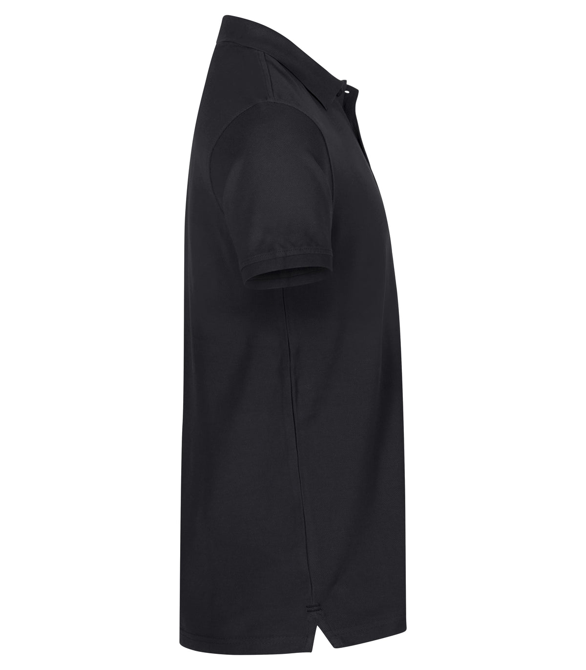 Clique Heavy Premium Polo – Svart – høyre side