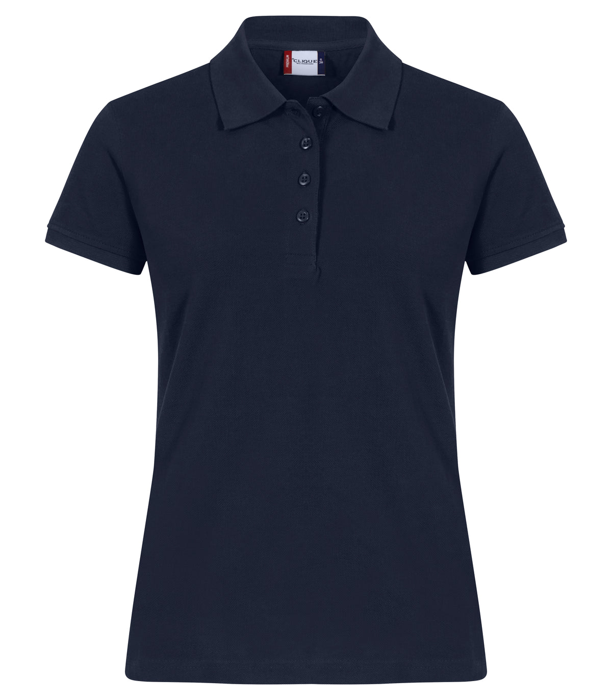 Clique Heavy Premium Polo – dame – Mørk marineblå – forside
