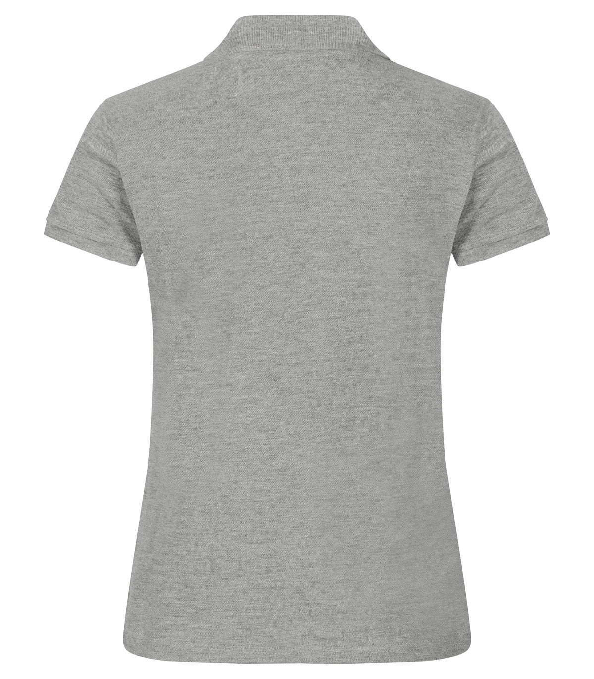 Clique Heavy Premium Polo – dame – Gråmelert – bakside