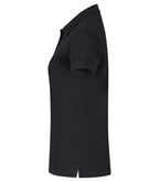 Clique Heavy Premium Polo – dame – Svart – venstre side