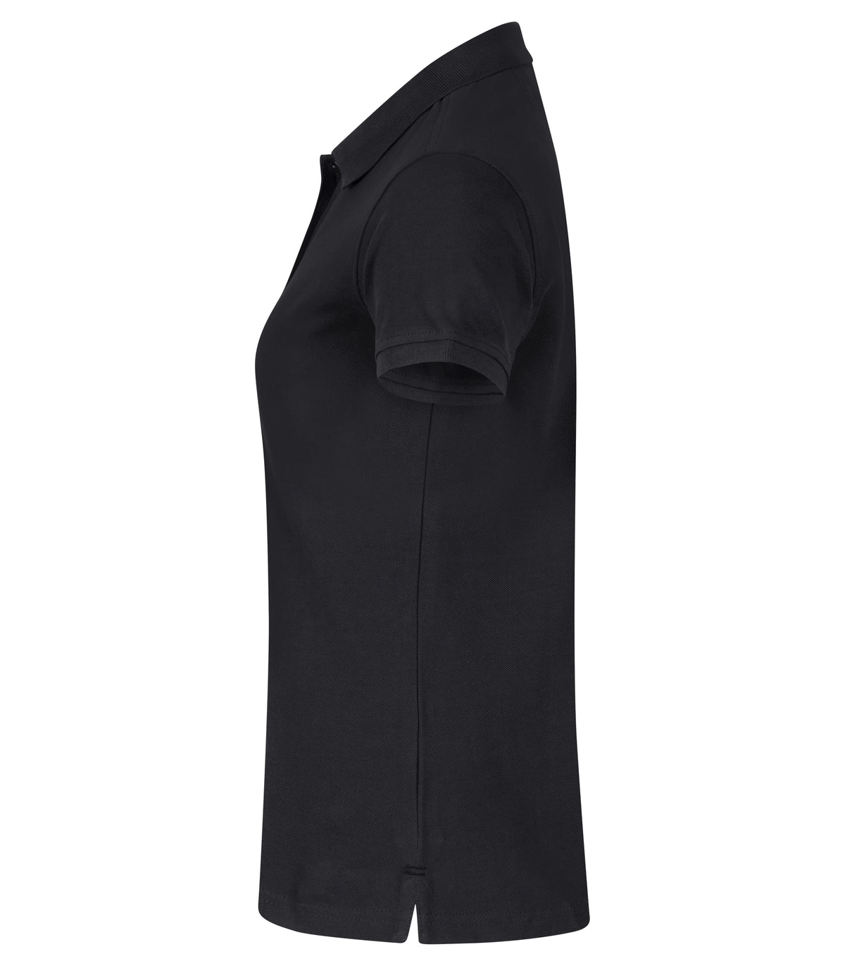 Clique Heavy Premium Polo – dame – Svart – venstre side