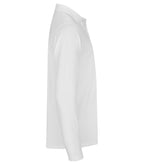 Clique Stretch Premium Polo L/S – Hvit – høyre side