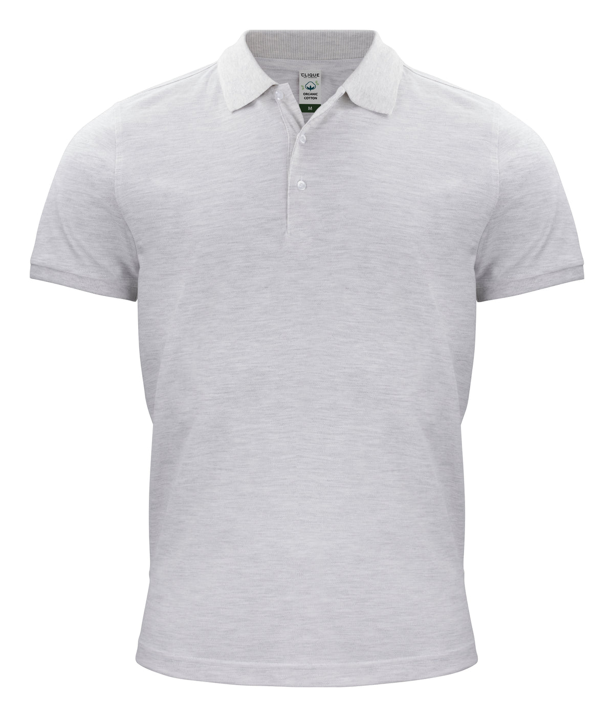 Clique Classic OC Polo – Naturmelert – forside