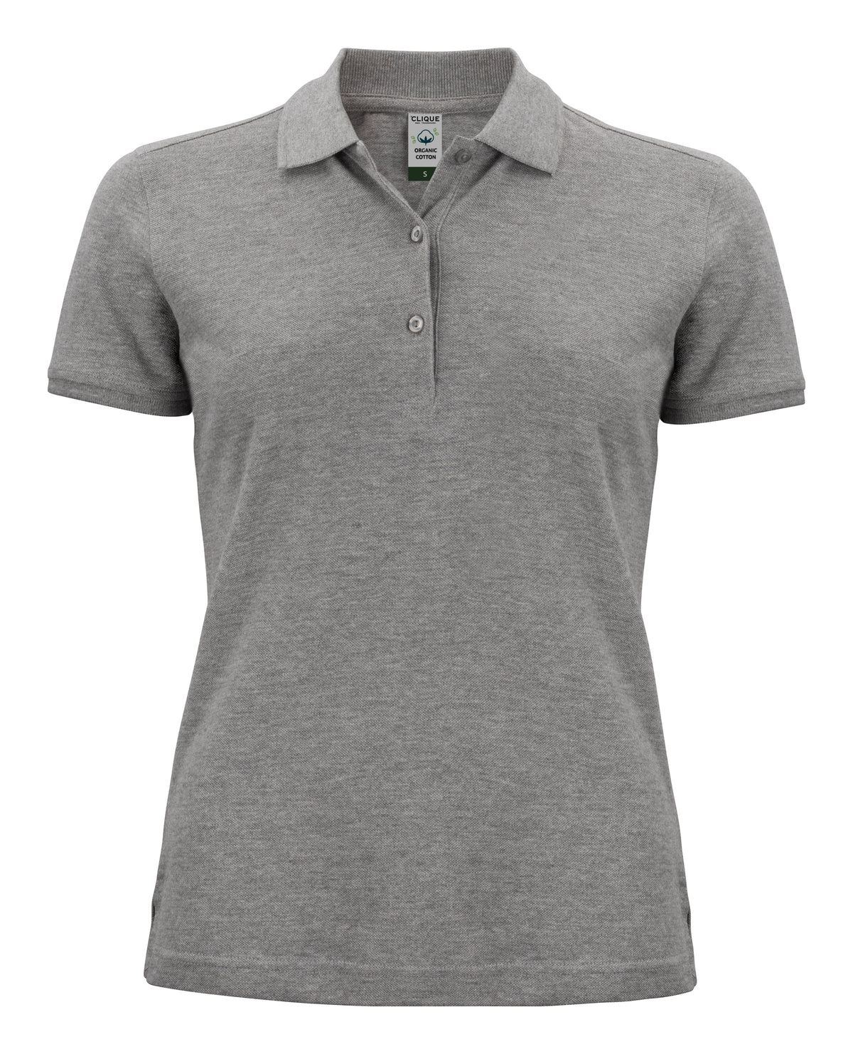 Clique Classic OC Polo – dame – Grå – forside