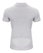 Clique Classic OC Polo – dame – Naturmelert – bakside