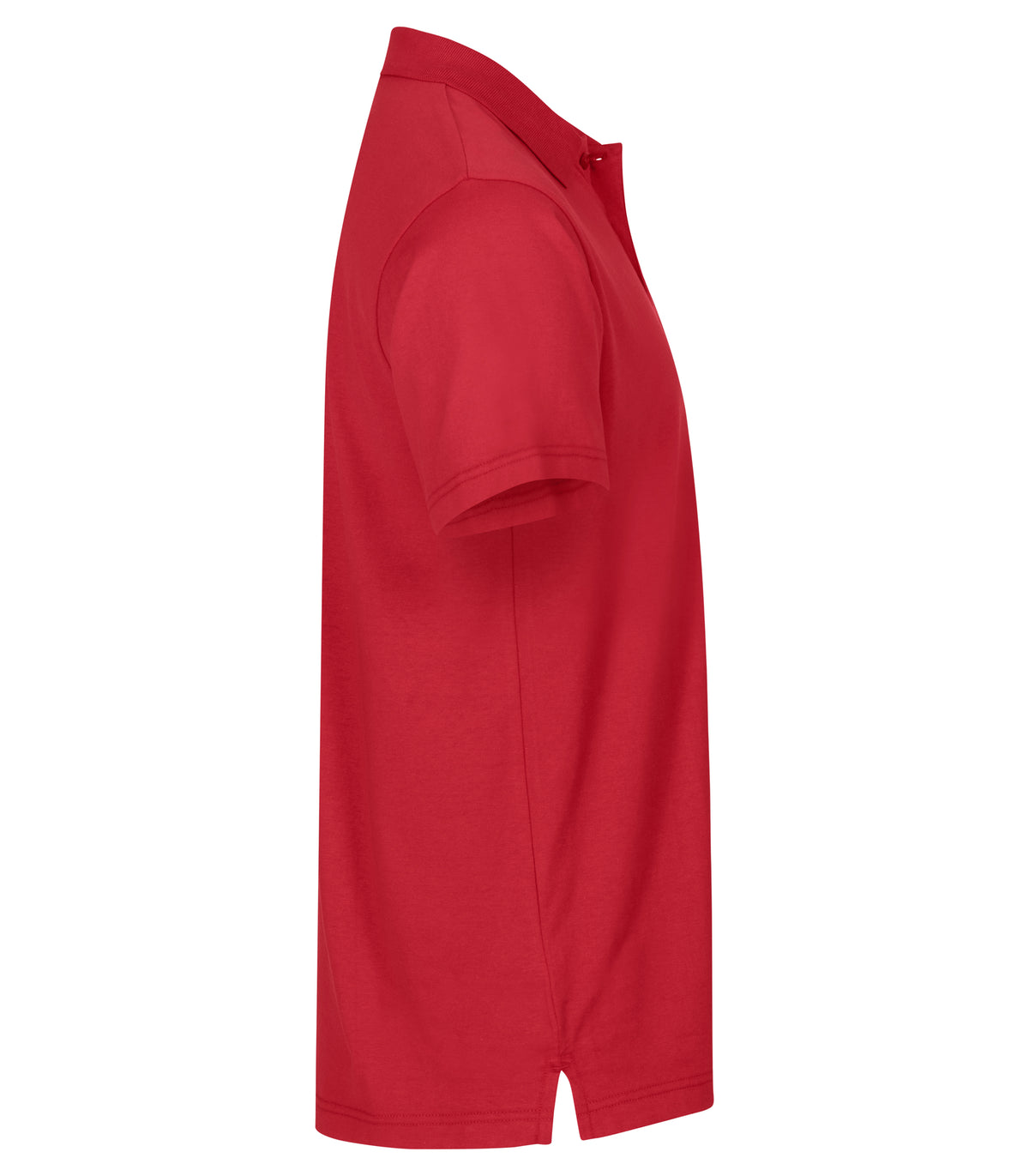 Clique Single Jersey Polo – Rød – høyre side