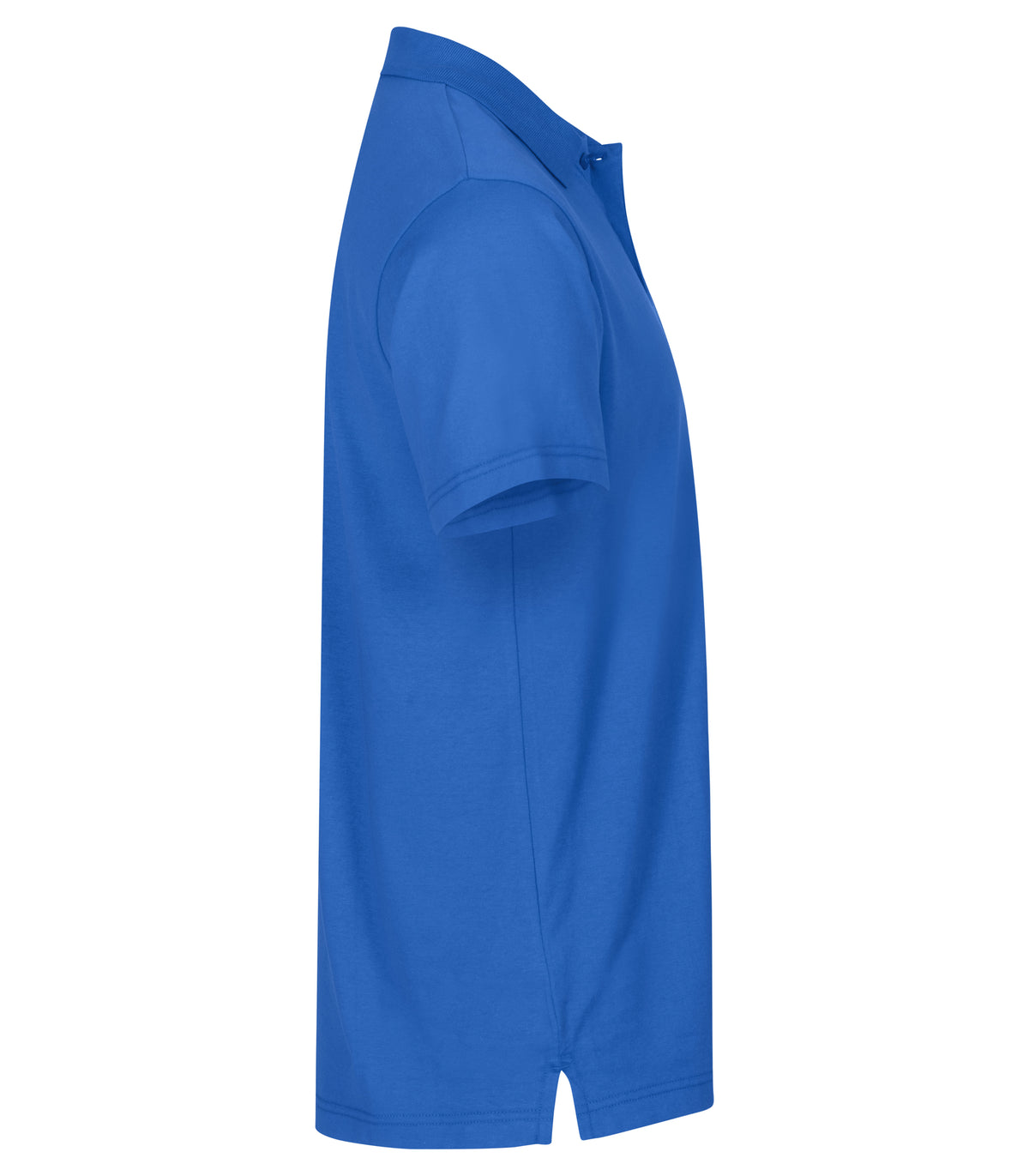 Clique Single Jersey Polo – Kongeblå – høyre side