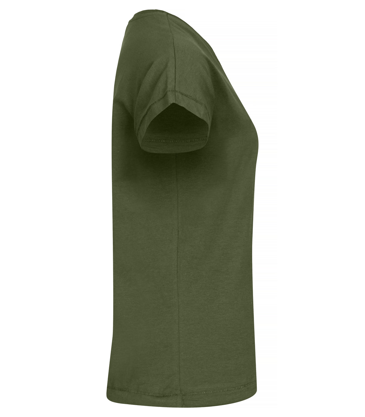 Clique Fashion Top – dame – Armygrønn – høyre side