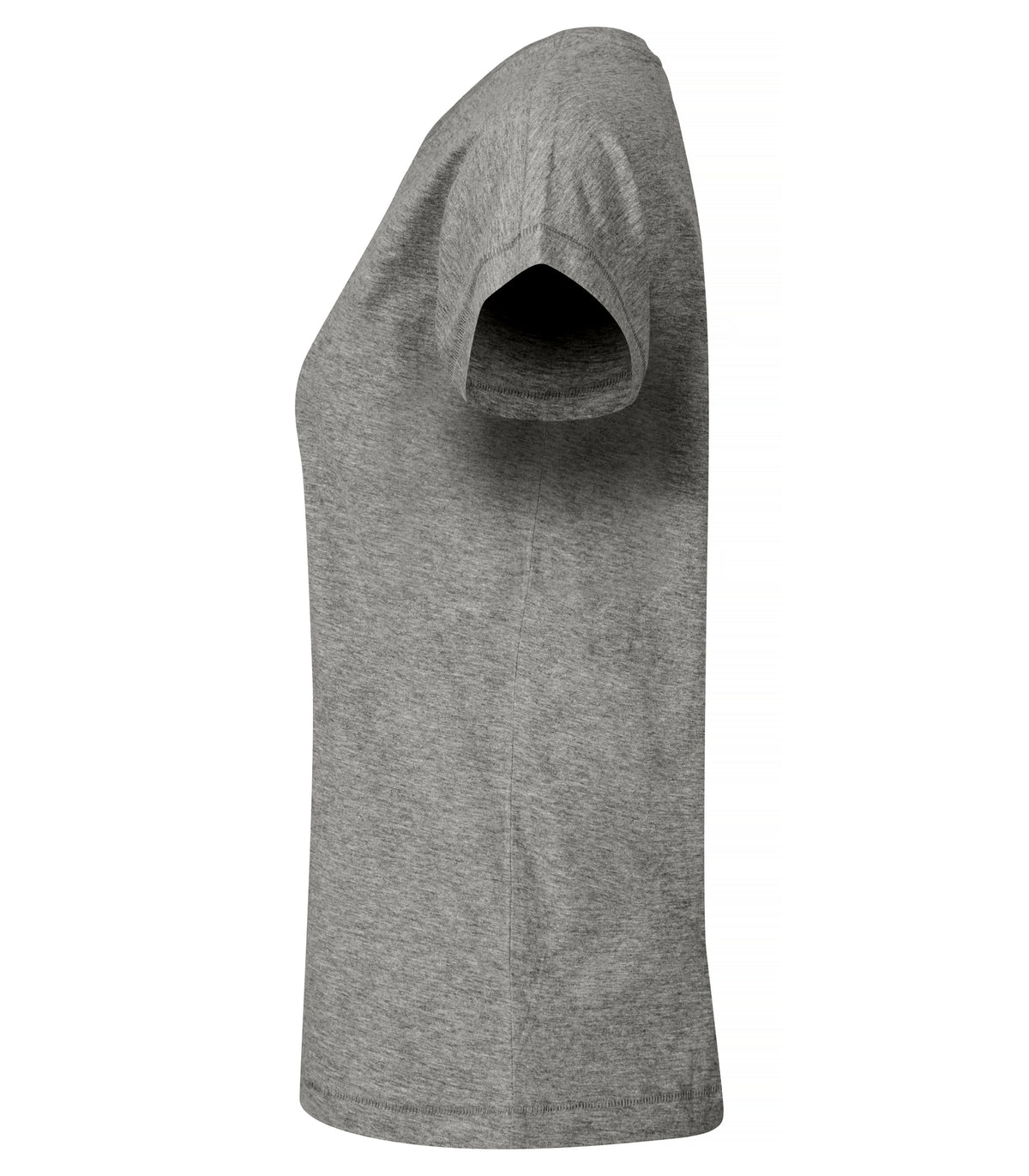 Clique Fashion Top – dame – Gråmelert – venstre side