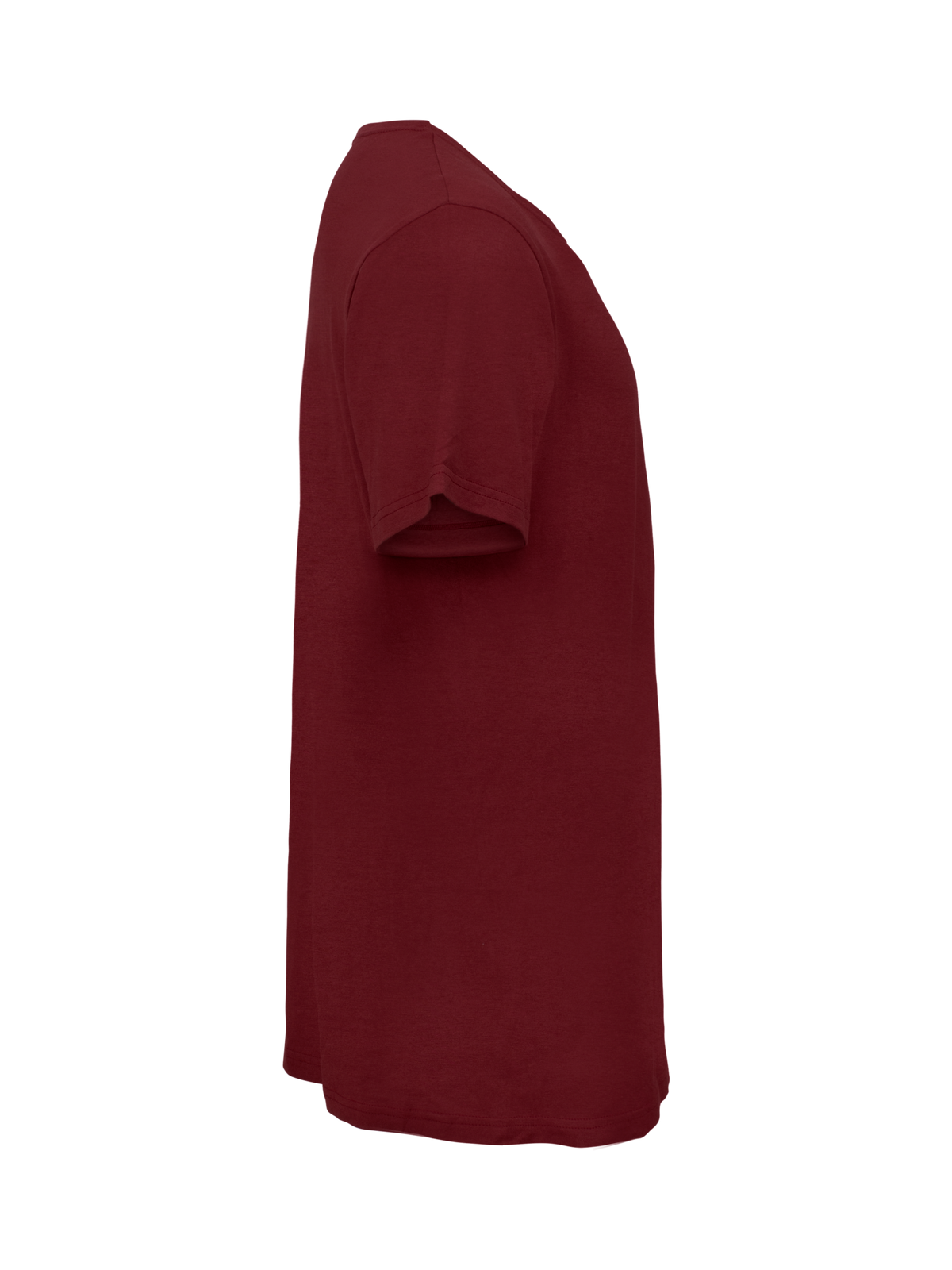 Clique Basic-T Loose Fit – Burgunder – høyre side