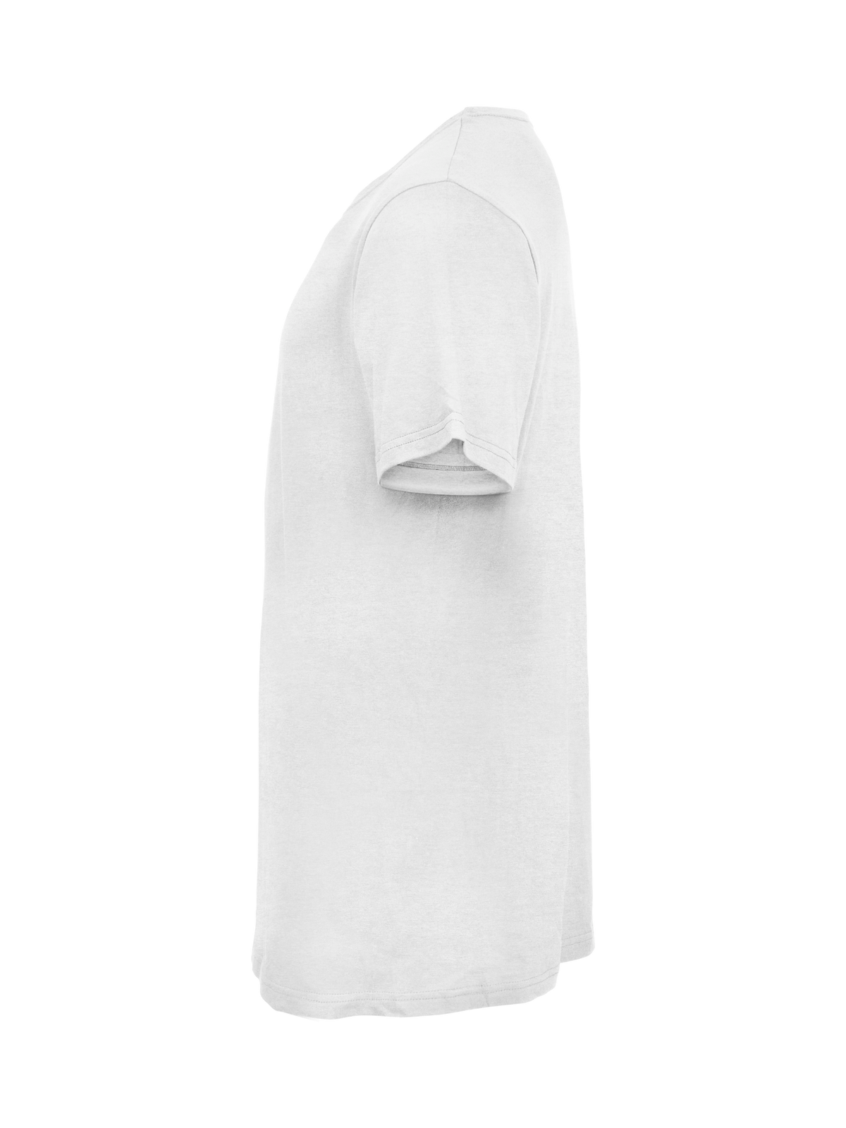 Clique Basic-T Loose Fit – Hvit – venstre side