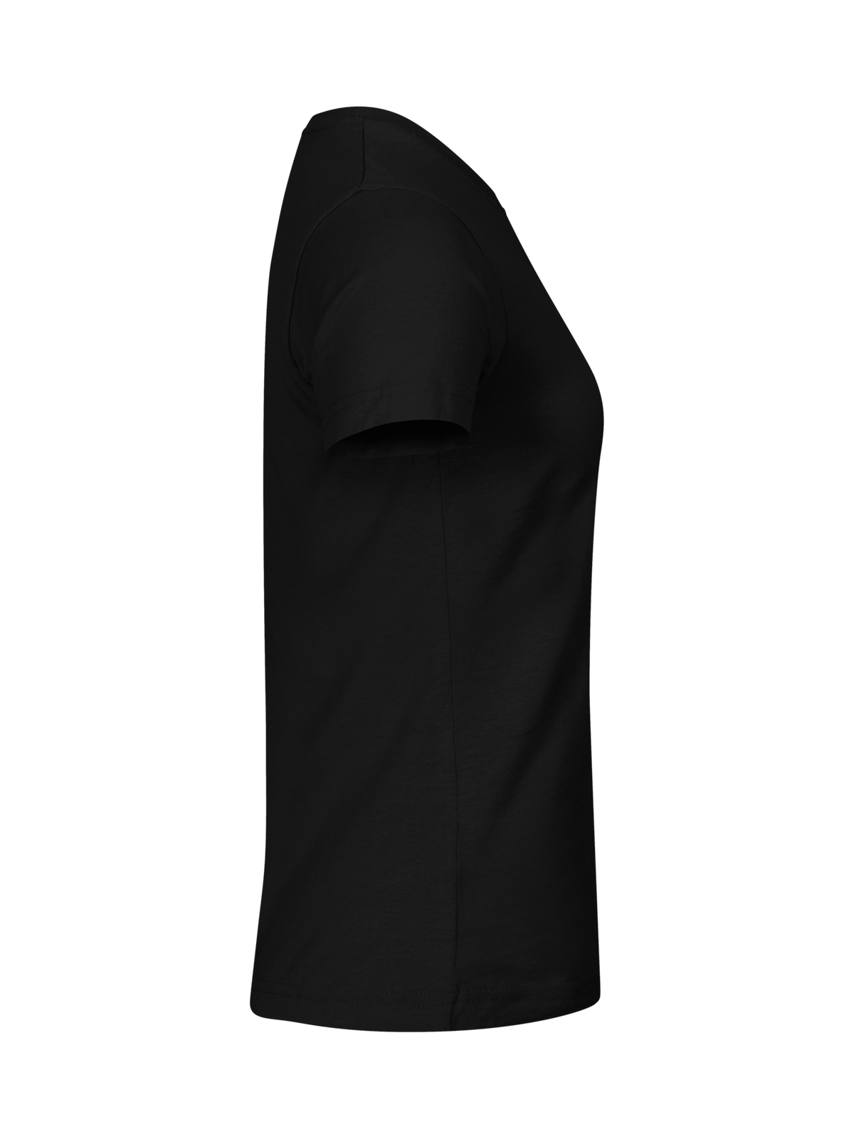 Clique Basic-T – dame – Svart – høyre side