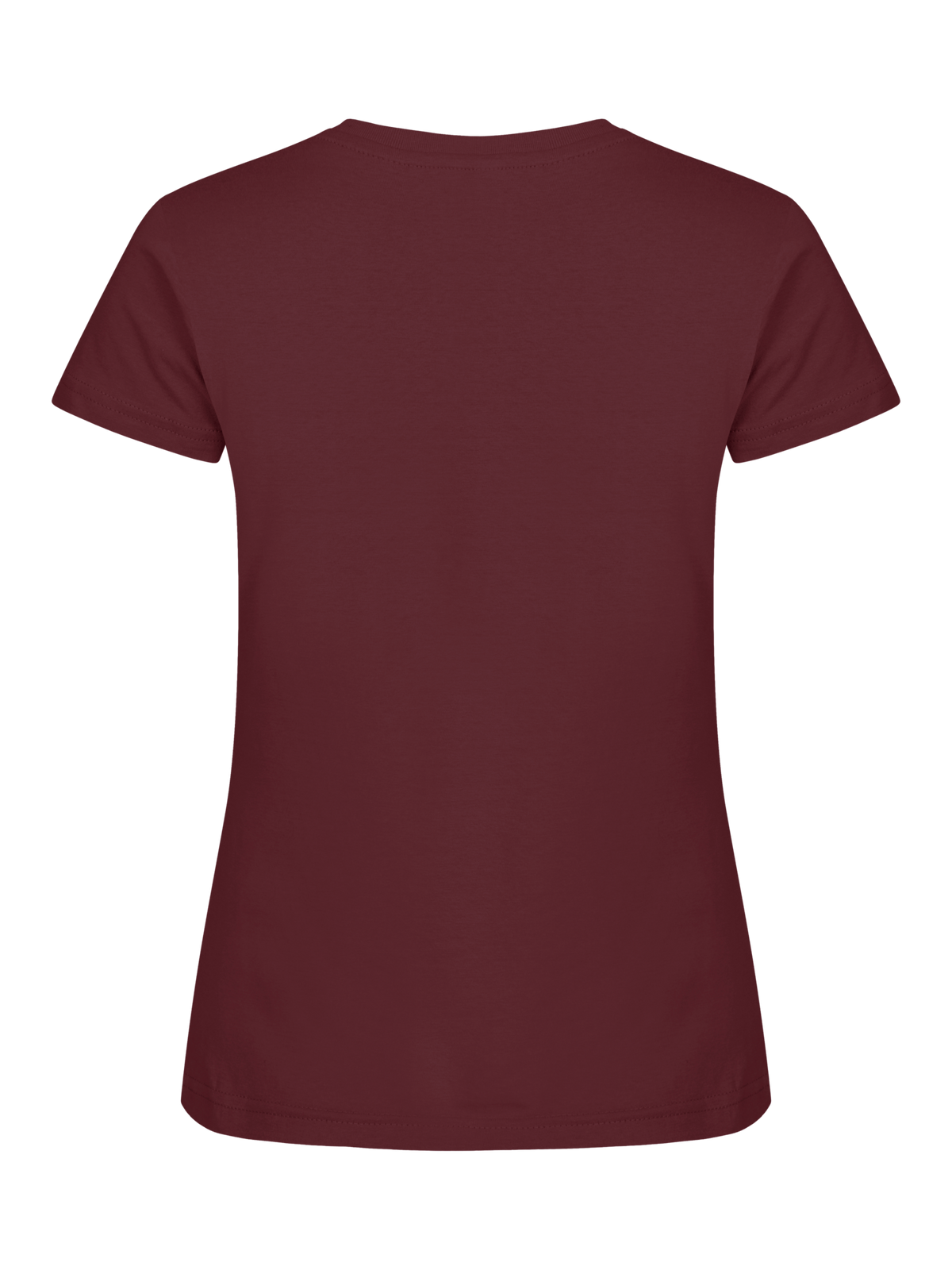 Clique Basic-T – dame – Burgunder – bakside