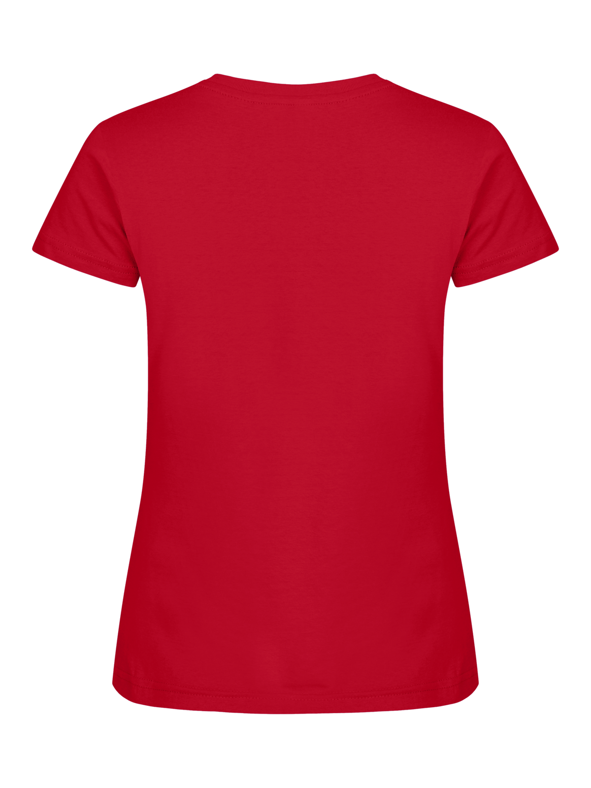 Clique Basic-T – dame – Rød – bakside