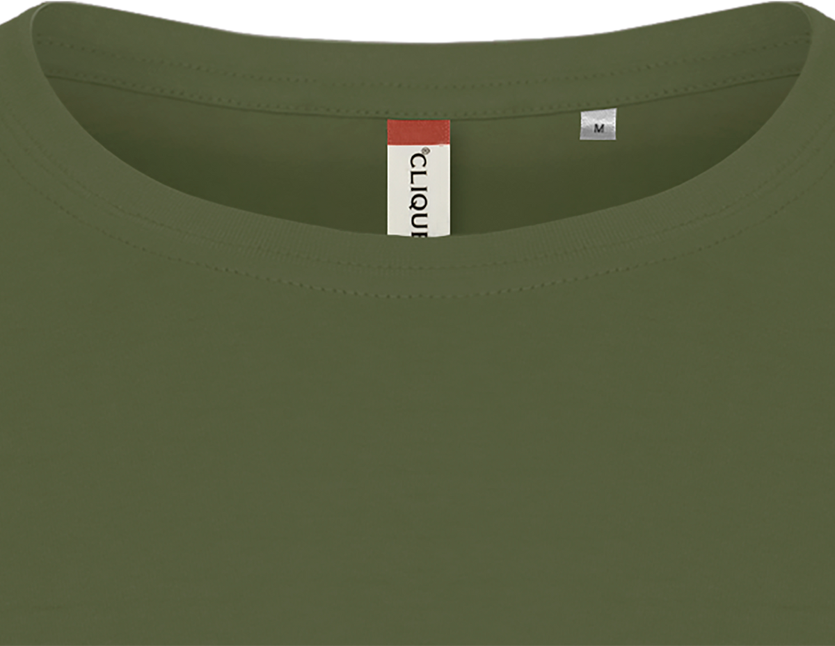 Clique Basic-T – dame – Armygrønn – produktbilde