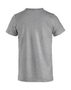 Clique Basic-T – junior – Gråmelert – bakside