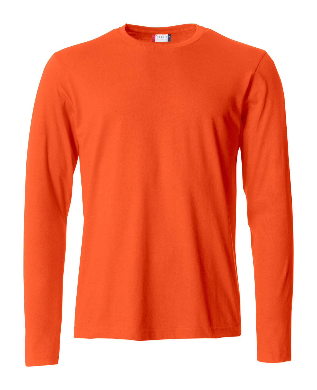 Clique Basic-T L/S – Blodoransje – forside