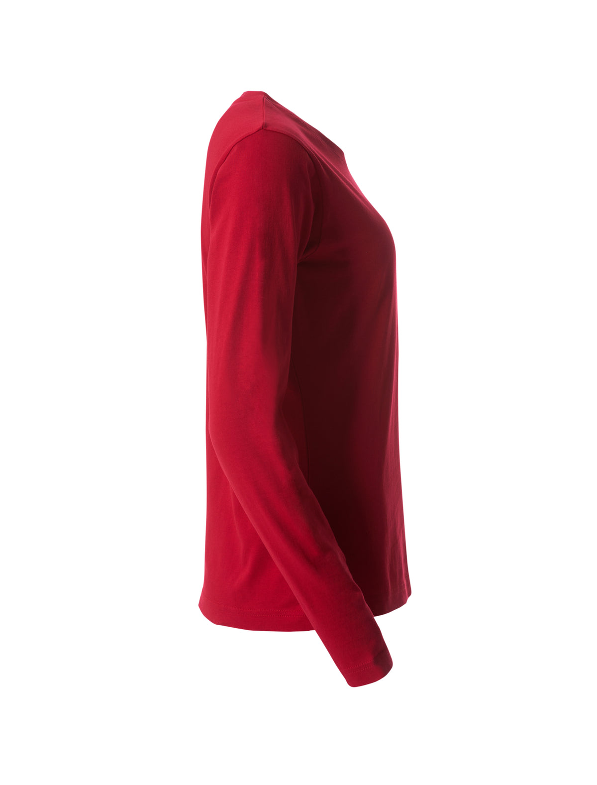 Clique Basic-T L/S – dame – Rød – høyre side