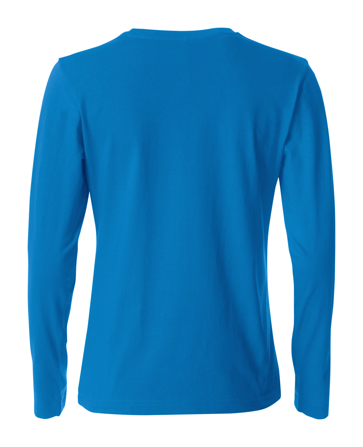 Clique Basic-T L/S – dame – Kongeblå – bakside