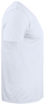 Clique Basic-T V-neck – Hvit – høyre side
