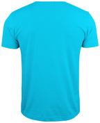 Clique Basic-T V-neck – Turkis – bakside
