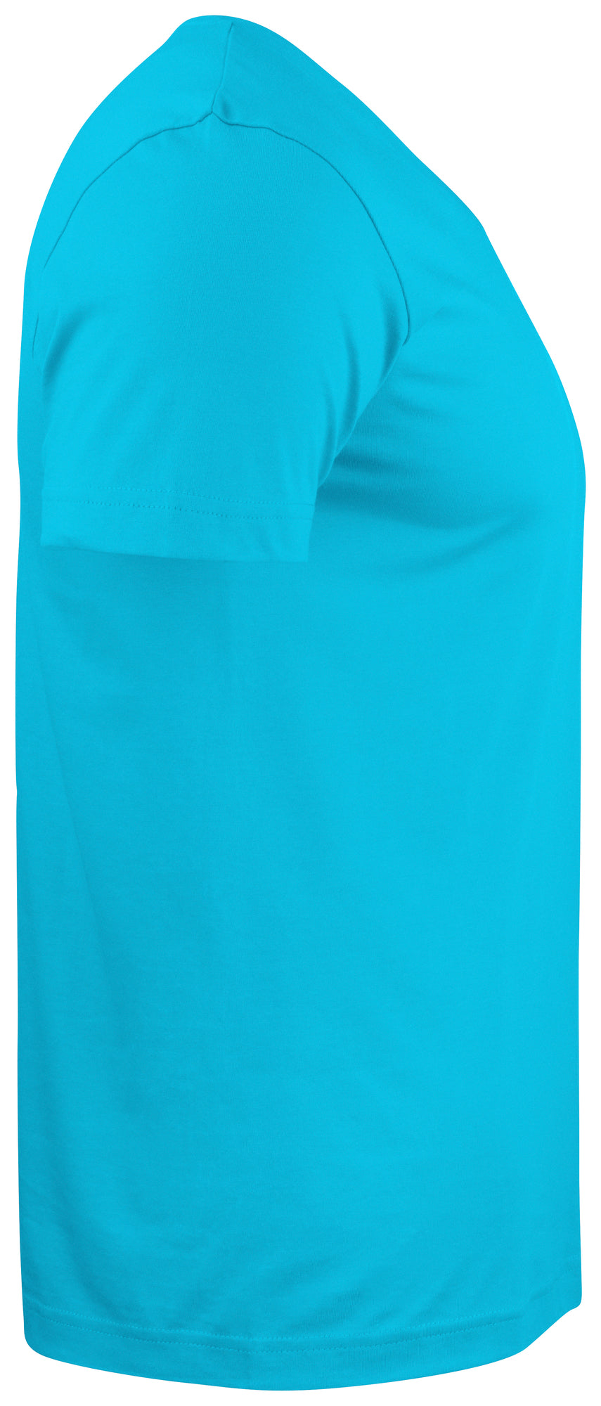 Clique Basic-T V-neck – Turkis – høyre side