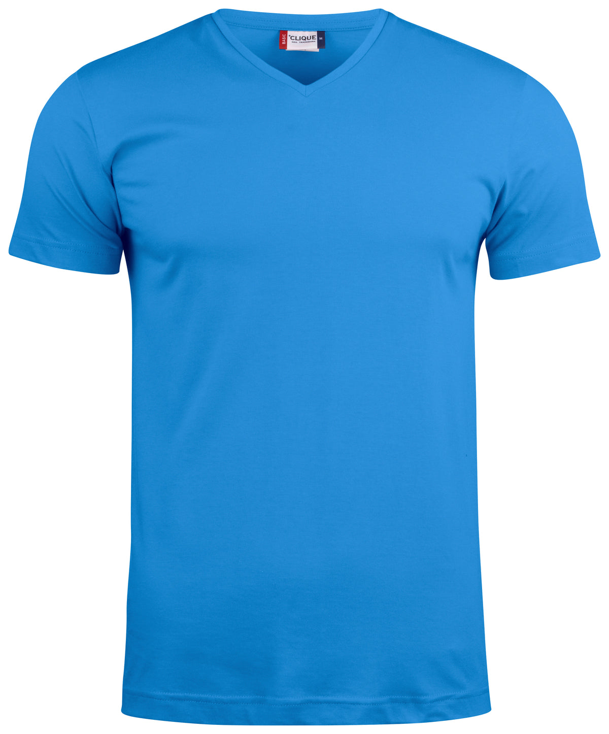 Clique Basic-T V-neck – Kongeblå – forside