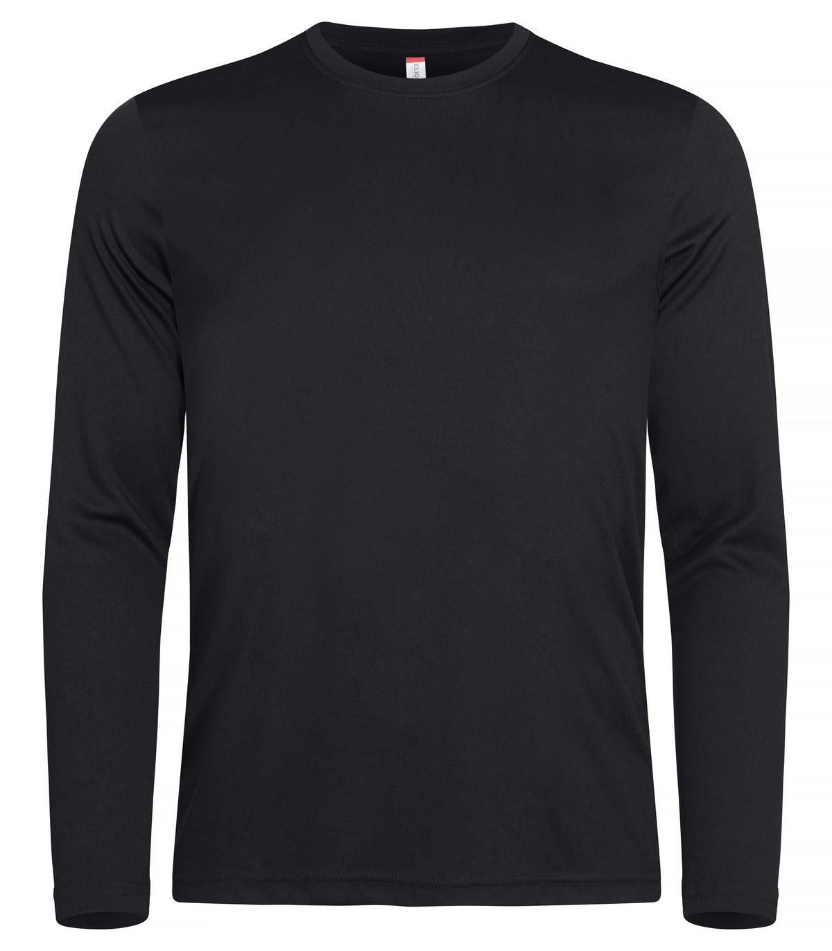 Clique Basic Active-T L/S – Svart – forside