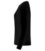 Clique Basic Active-T L/S – dame – Svart – venstre side