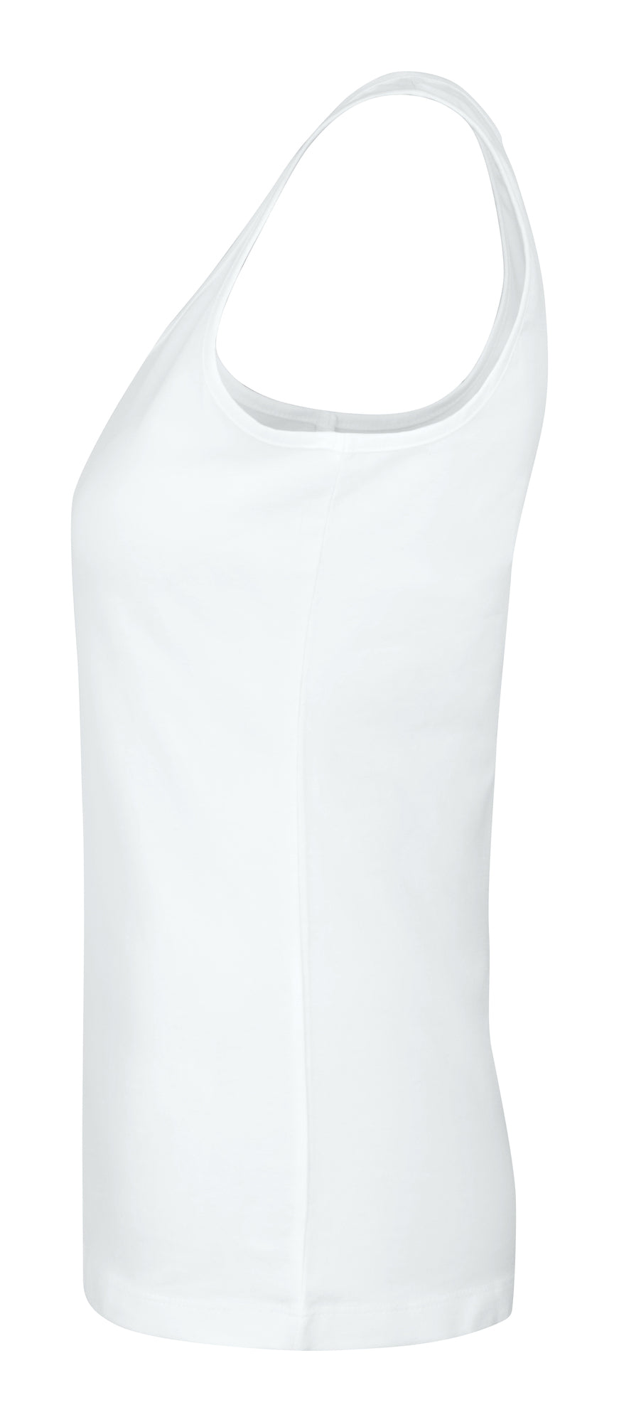 Clique Carolina Tanktop – Hvit – venstre side