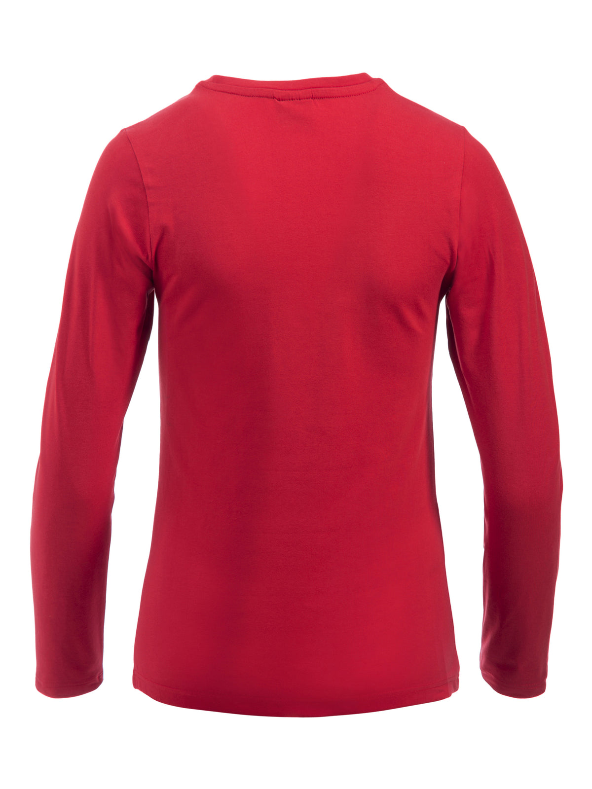 Clique Carolina L/S – Rød – bakside