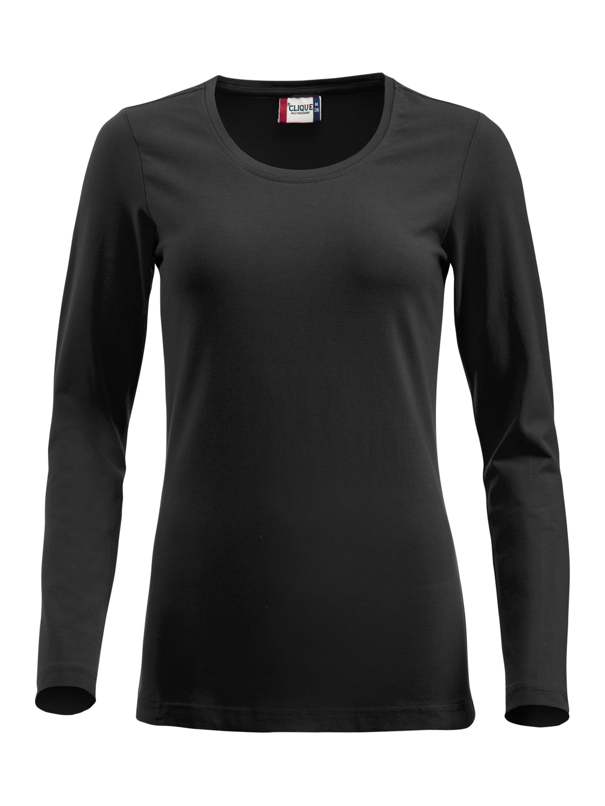 Clique Carolina L/S – Svart – forside
