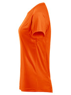 Clique Premium Active-T – dame – Signaloransje – venstre side