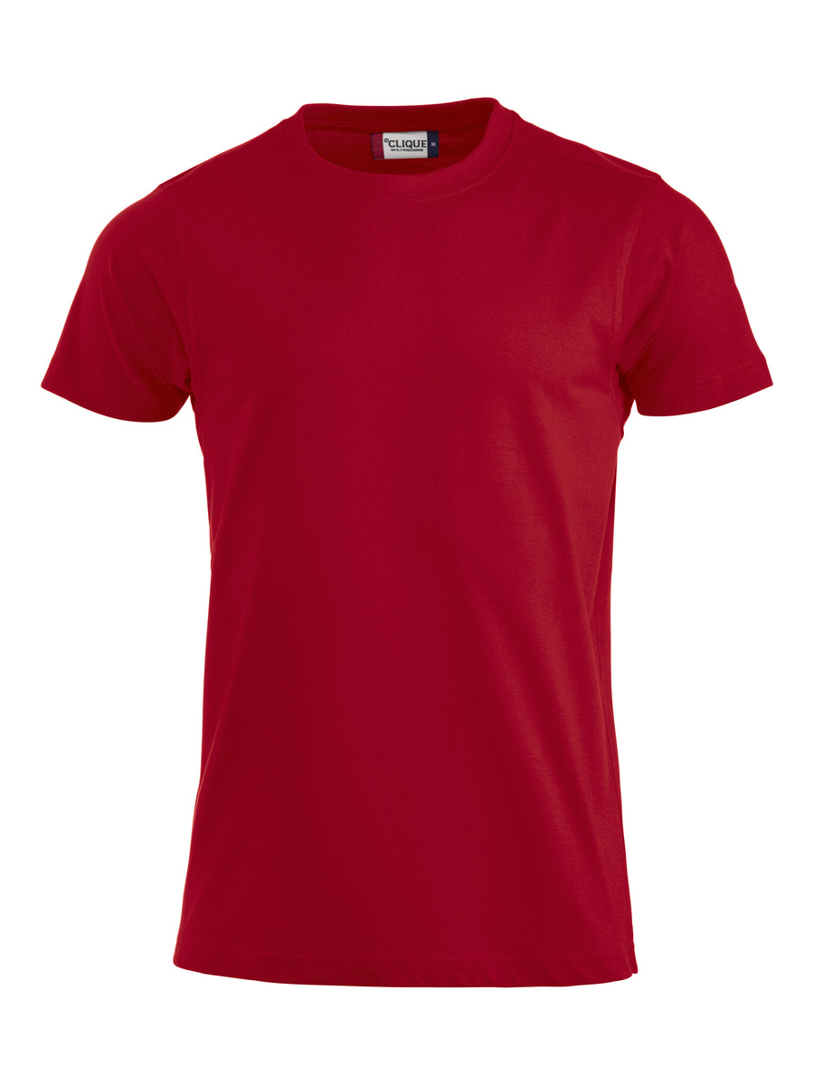 Clique Premium-T – Rød – forside