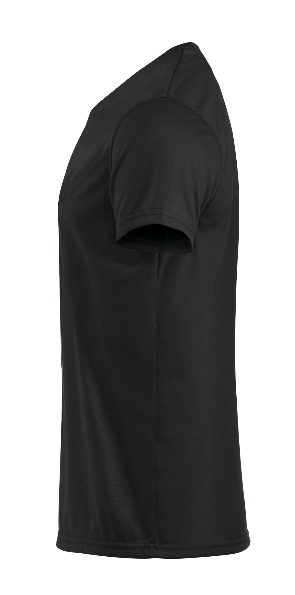 Clique Neon-T – Svart – venstre side