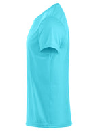 Clique Neon-T – Neonblå – venstre side